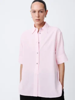 Studio Nicholson Jonzen Shirt In Miami Pink