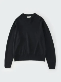 Studio Nicholson Kami Knit In Darkest Navy -Studio Nicholson KAMISNM 1195DARKESTNAVY 0098 FS scaled