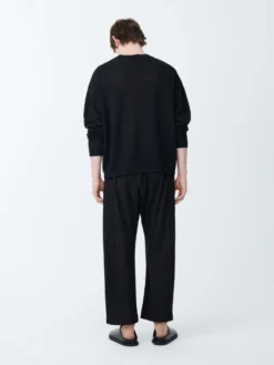 Studio Nicholson Kami Knit In Darkest Navy -Studio Nicholson KAMISNM 1195PaperYarnKnitwearinDarkestNavy5 scaled