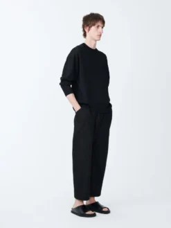 Studio Nicholson Kami Knit In Darkest Navy -Studio Nicholson KAMISNM 1195PaperYarnKnitwearinDarkestNavy7 scaled