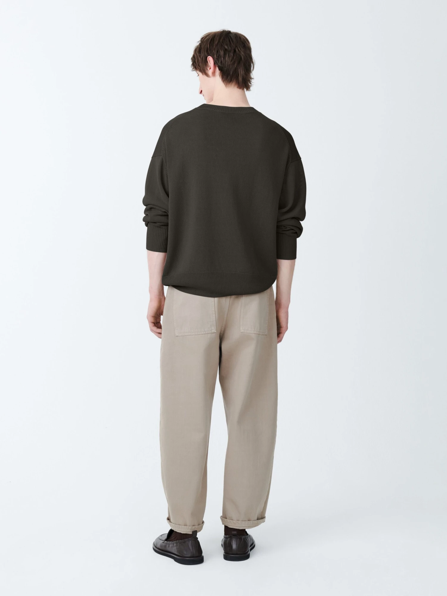 Studio Nicholson Kami Knit In Smoke 4 Studio Nicholson Kami Knit In Smoke - Image 4