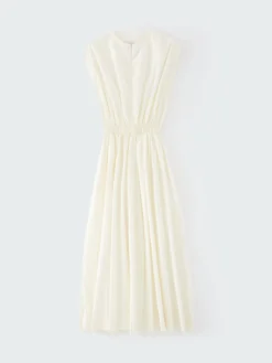 Studio Nicholson Katrine Dress In Parchment -Studio Nicholson KATRINESNW 1345PARCHMENT 0142 FS scaled