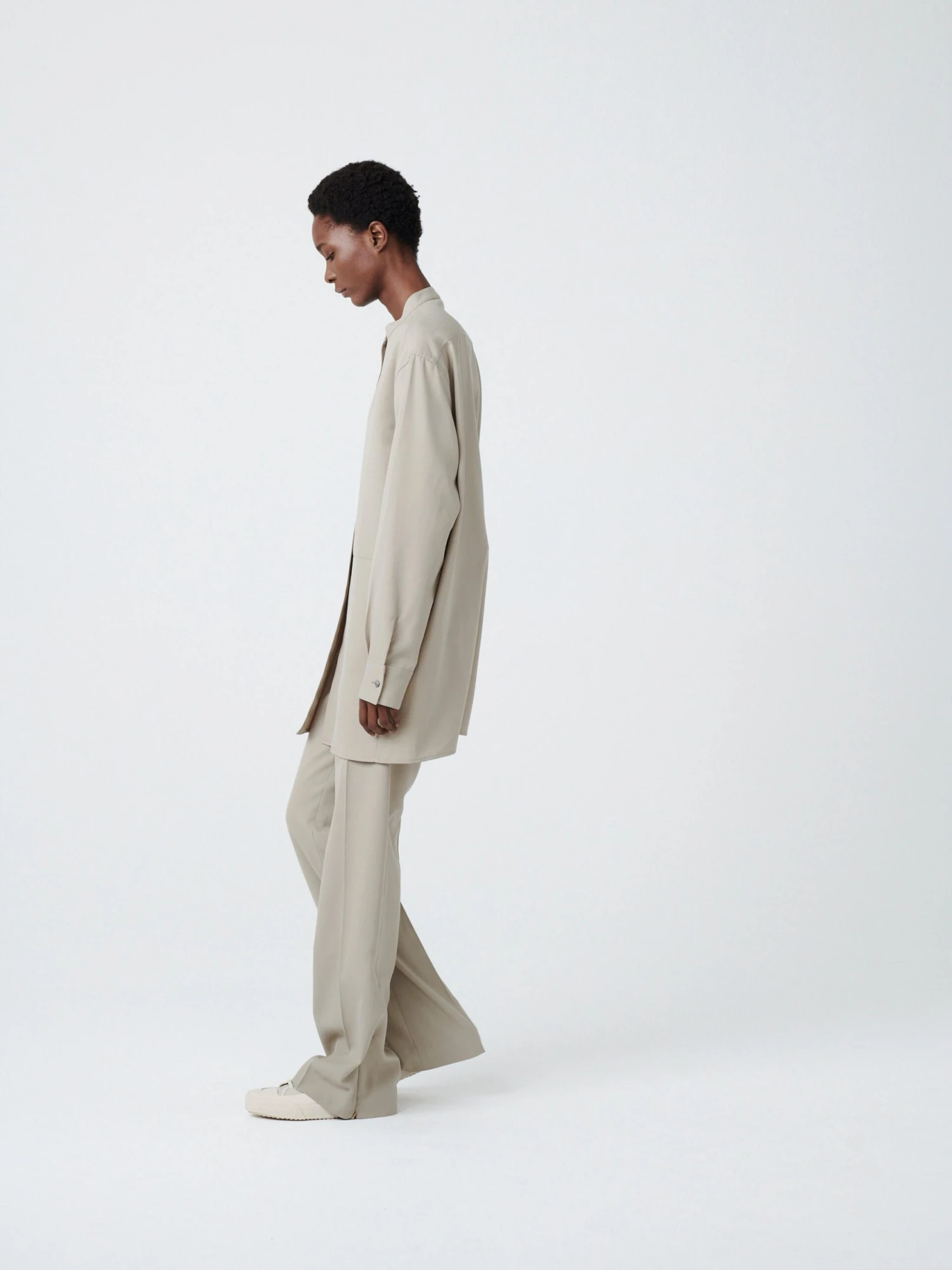 Studio Nicholson Kavali Shirt In Corn 4 Studio Nicholson Kavali Shirt In Corn - Image 4