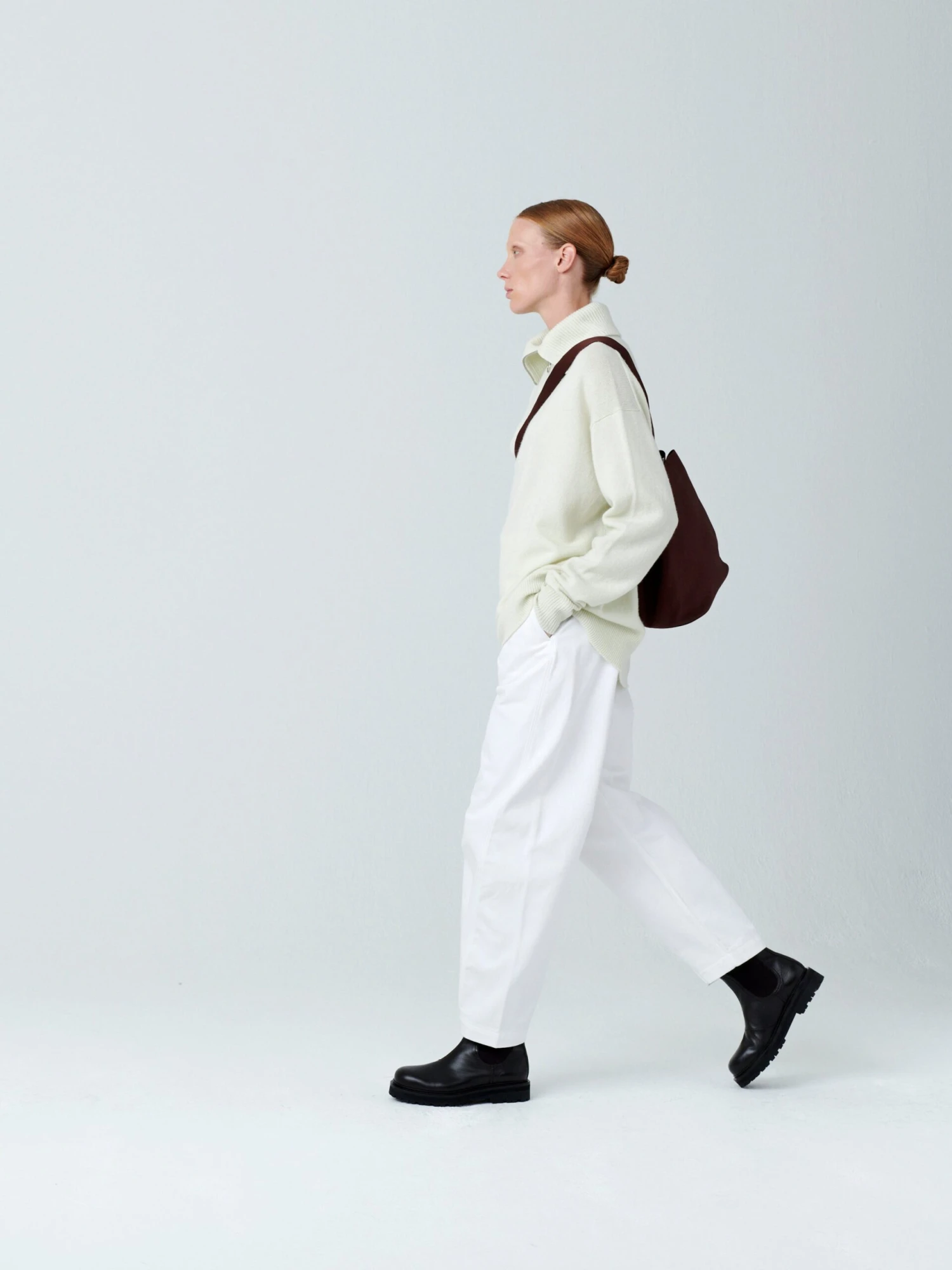 Studio Nicholson Women's Kick Boot In Caffe 5 Studio Nicholson Women's Kick Boot In Caffe - Image 5