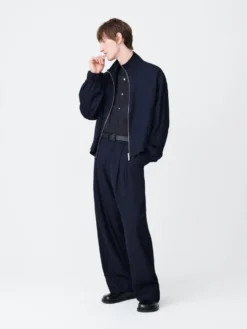 Studio Nicholson Kita Jacket In Darkest Navy 11 Studio Nicholson Kita Jacket In Darkest Navy -Studio Nicholson KITASNM 1165HIGHTWISTVISCOSEJACKETDARKESTNAVY scaled