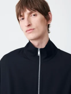 Studio Nicholson Kita Jacket In Darkest Navy 13 Studio Nicholson Kita Jacket In Darkest Navy -Studio Nicholson KITASNM 1165HIGHTWISTVISCOSEJACKETDARKESTNAVY3 scaled