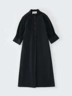 Studio Nicholson Knoll Dress In Darkest Navy 14 Studio Nicholson Knoll Dress In Darkest Navy -Studio Nicholson KNOLLSNW 517POWDERCOTTONDARKESTNAVY 0314 FS scaled