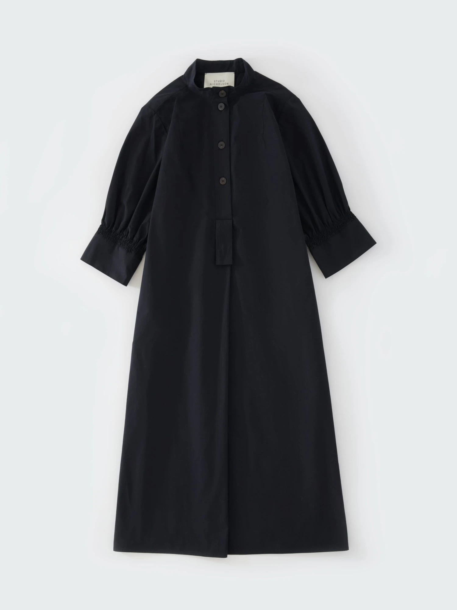 Studio Nicholson Knoll Dress In Darkest Navy 7 Studio Nicholson Knoll Dress In Darkest Navy - Image 7