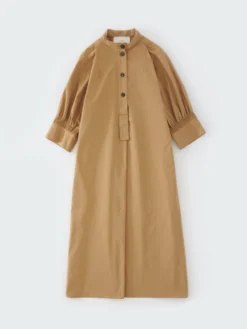 Studio Nicholson Knoll Dress In Sand 10 Studio Nicholson Knoll Dress In Sand -Studio Nicholson KNOLLSNW 517POWDERCOTTONSAND 0322 FS scaled