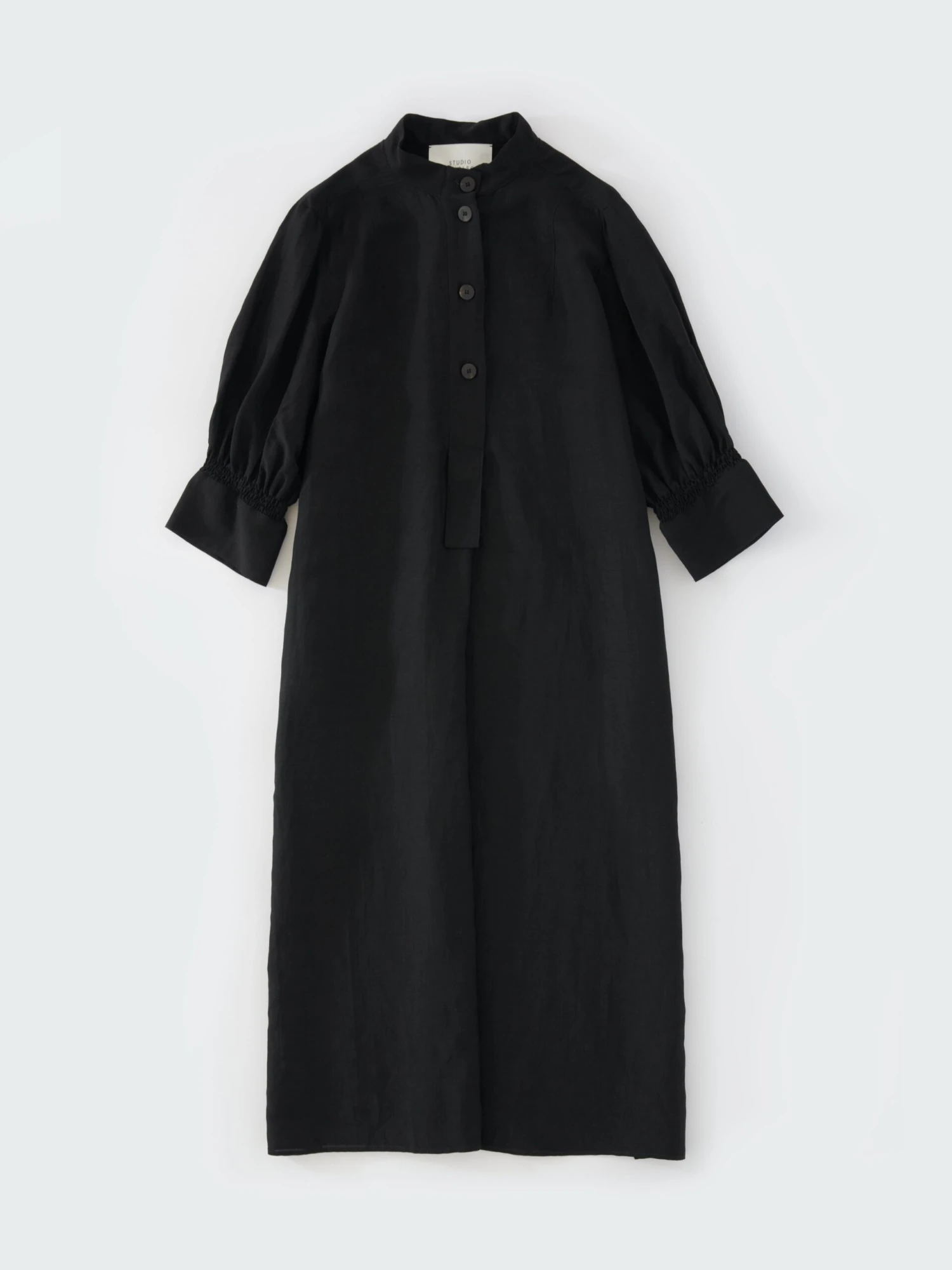 Studio Nicholson Knoll Dress In Black 6 Studio Nicholson Knoll Dress In Black - Image 6