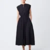 Studio Nicholson Katrine Dress In Darkest Navy