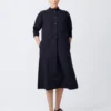 Studio Nicholson Knoll Dress In Darkest Navy