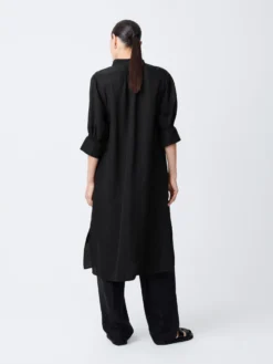 Studio Nicholson Knoll Dress In Black 9 Studio Nicholson Knoll Dress In Black -Studio Nicholson KnollSNW 517TranslubDressesBlack2 scaled
