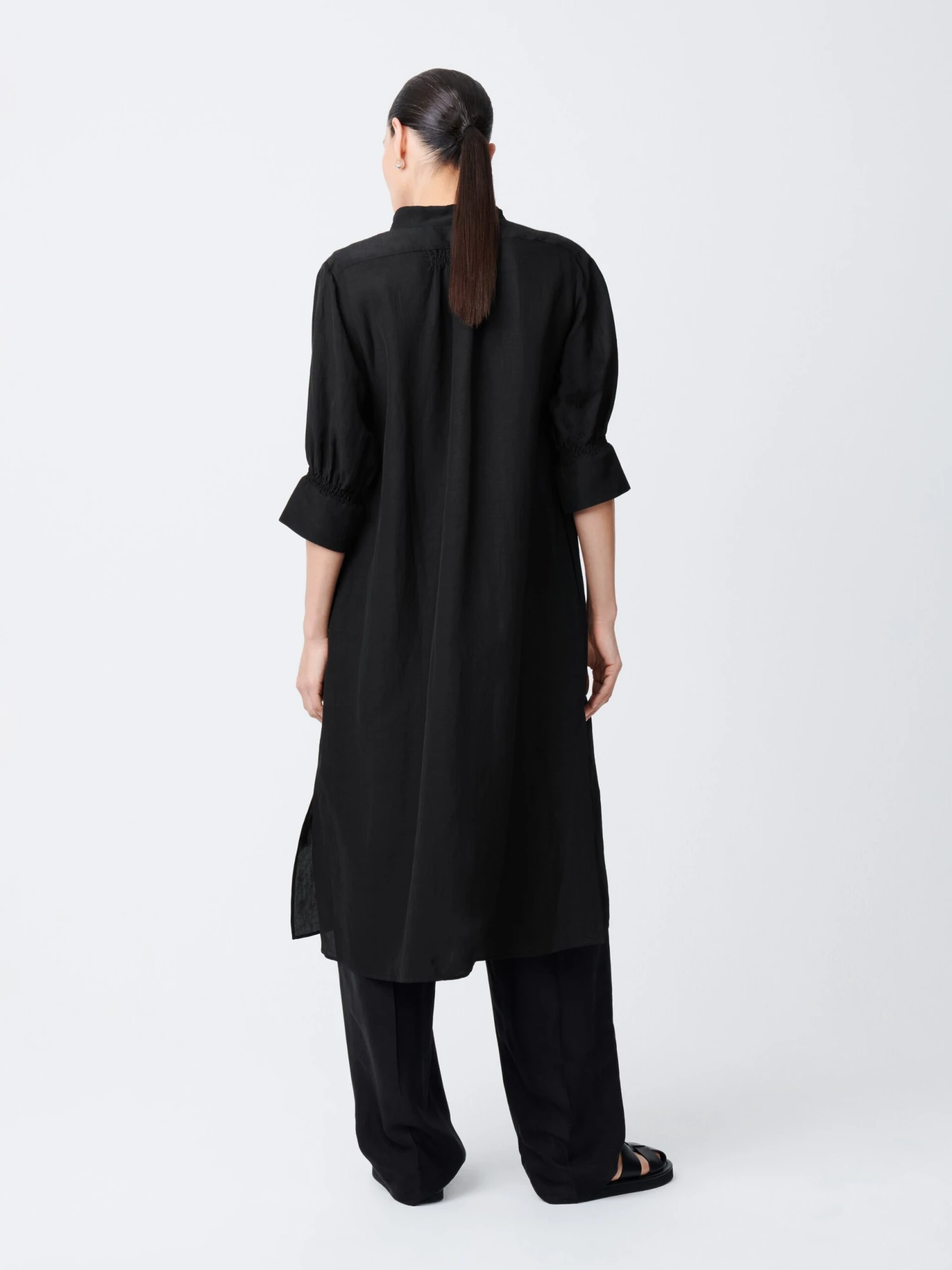 Studio Nicholson Knoll Dress In Black 3 Studio Nicholson Knoll Dress In Black - Image 3