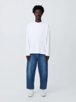 Studio Nicholson Land Denim Pant In Beach Fade