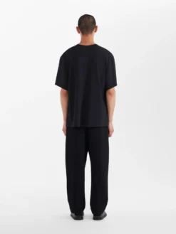 Studio Nicholson Lay T-Shirt In Black -Studio Nicholson LAYTEEBLACK2 bf05ef3b 8876 431e ade4 076d43b3904b scaled