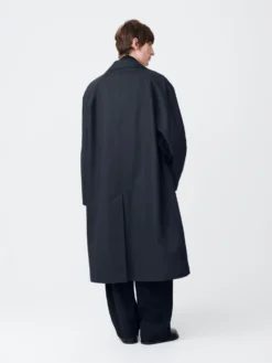 Studio Nicholson Ledro Coat In Darkest Navy -Studio Nicholson LEDROSNM 1104DARKESTNAVY4 scaled