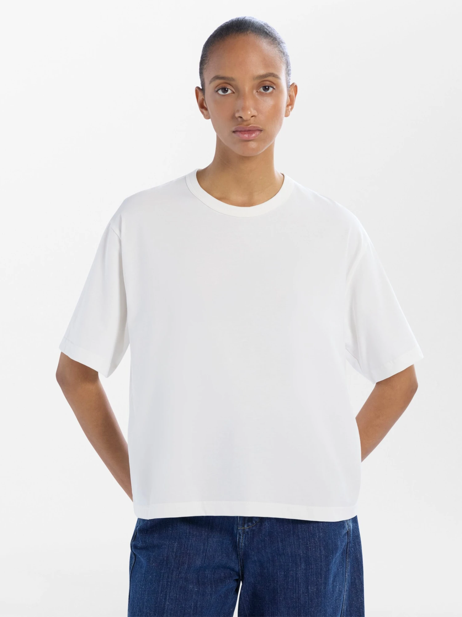 Studio Nicholson Lee T-Shirt In Optic White 1 Studio Nicholson Lee T-Shirt In Optic White