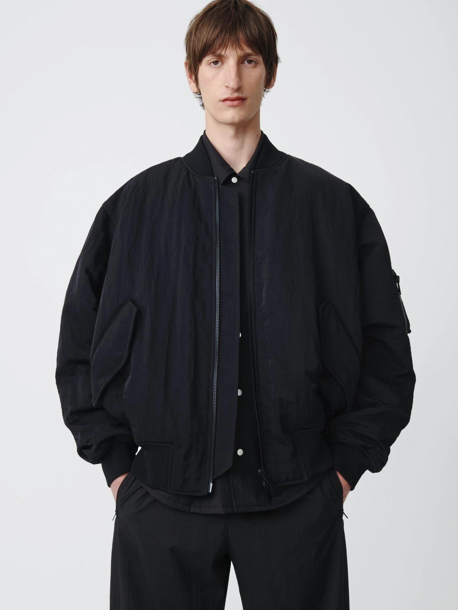 Studio Nicholson Leroy Jacket In Black 1 Studio Nicholson Leroy Jacket In Black