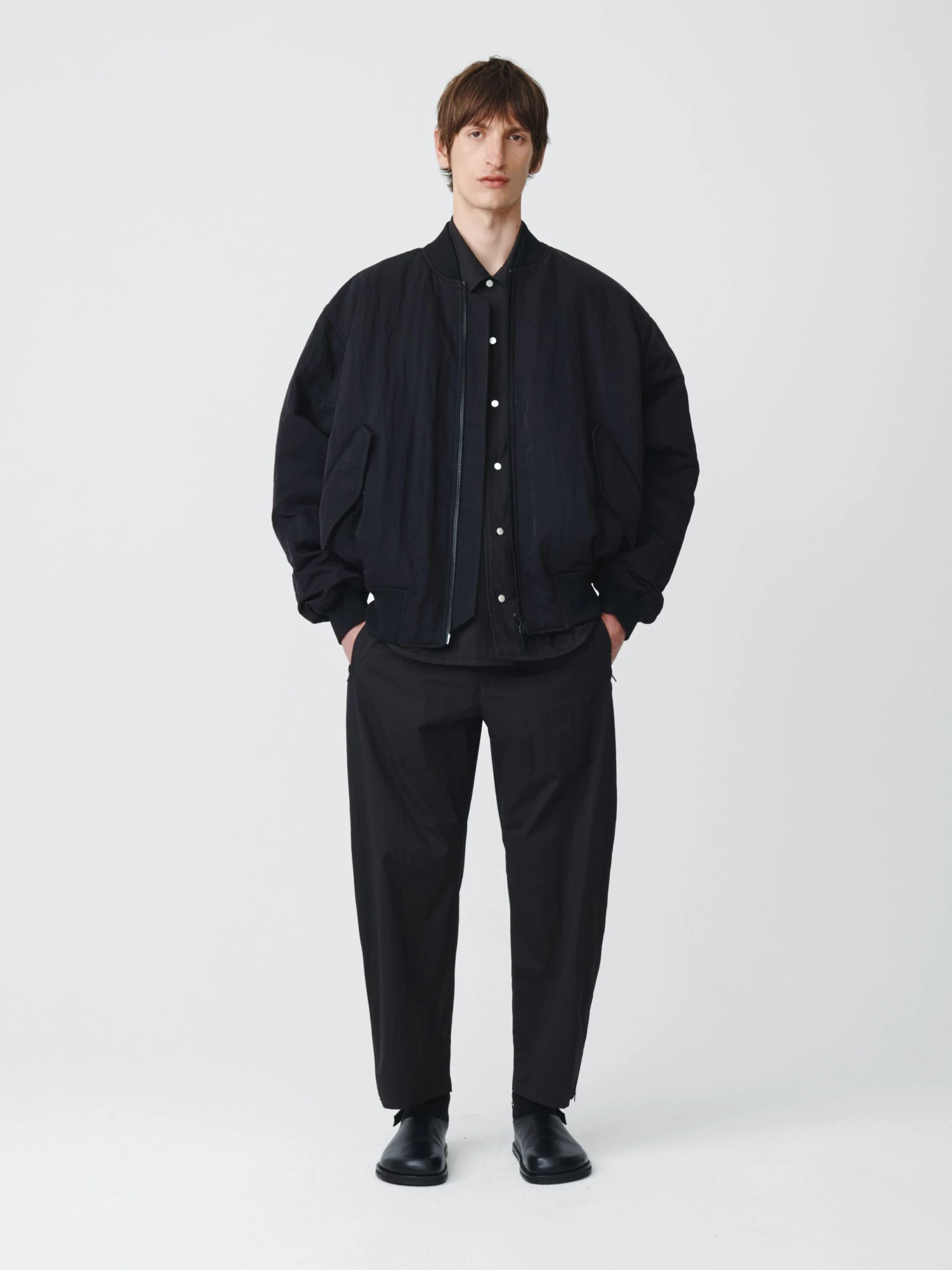 Studio Nicholson Leroy Jacket In Black 2 Studio Nicholson Leroy Jacket In Black - Image 2