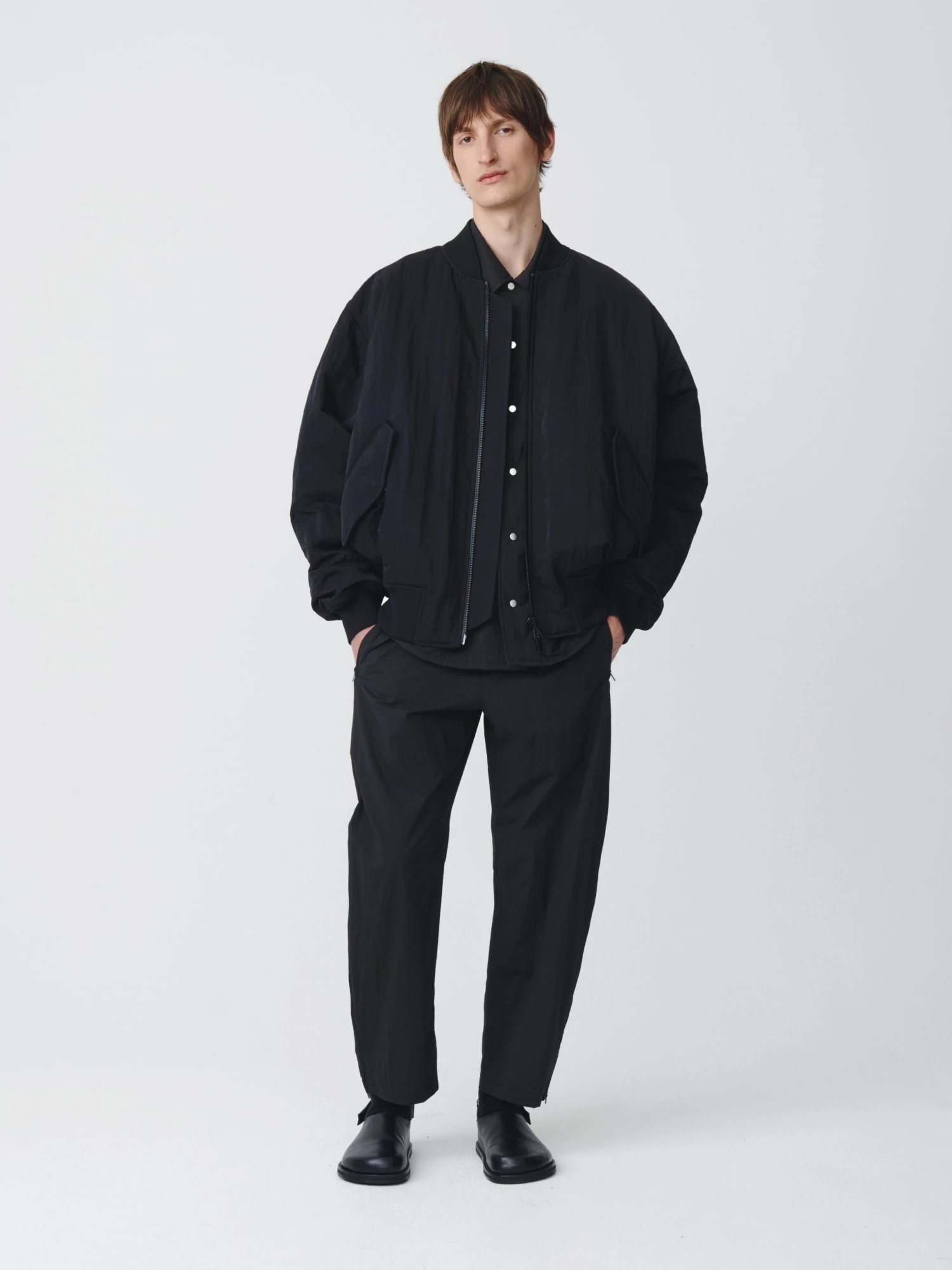 Studio Nicholson Leroy Jacket In Black 3 Studio Nicholson Leroy Jacket In Black - Image 3