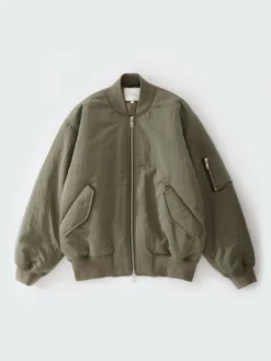 Studio Nicholson Leroy Jacket In Sage -Studio Nicholson LEROYSNM 1107SHOWERPRFCMPCTNYLNSAGE 513 FS scaled