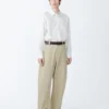 Studio Nicholson Levy Sporty Cotton Pant In Sand