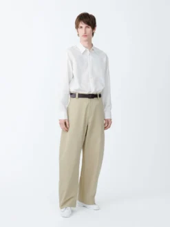 Studio Nicholson Levy Sporty Cotton Pant In Sand