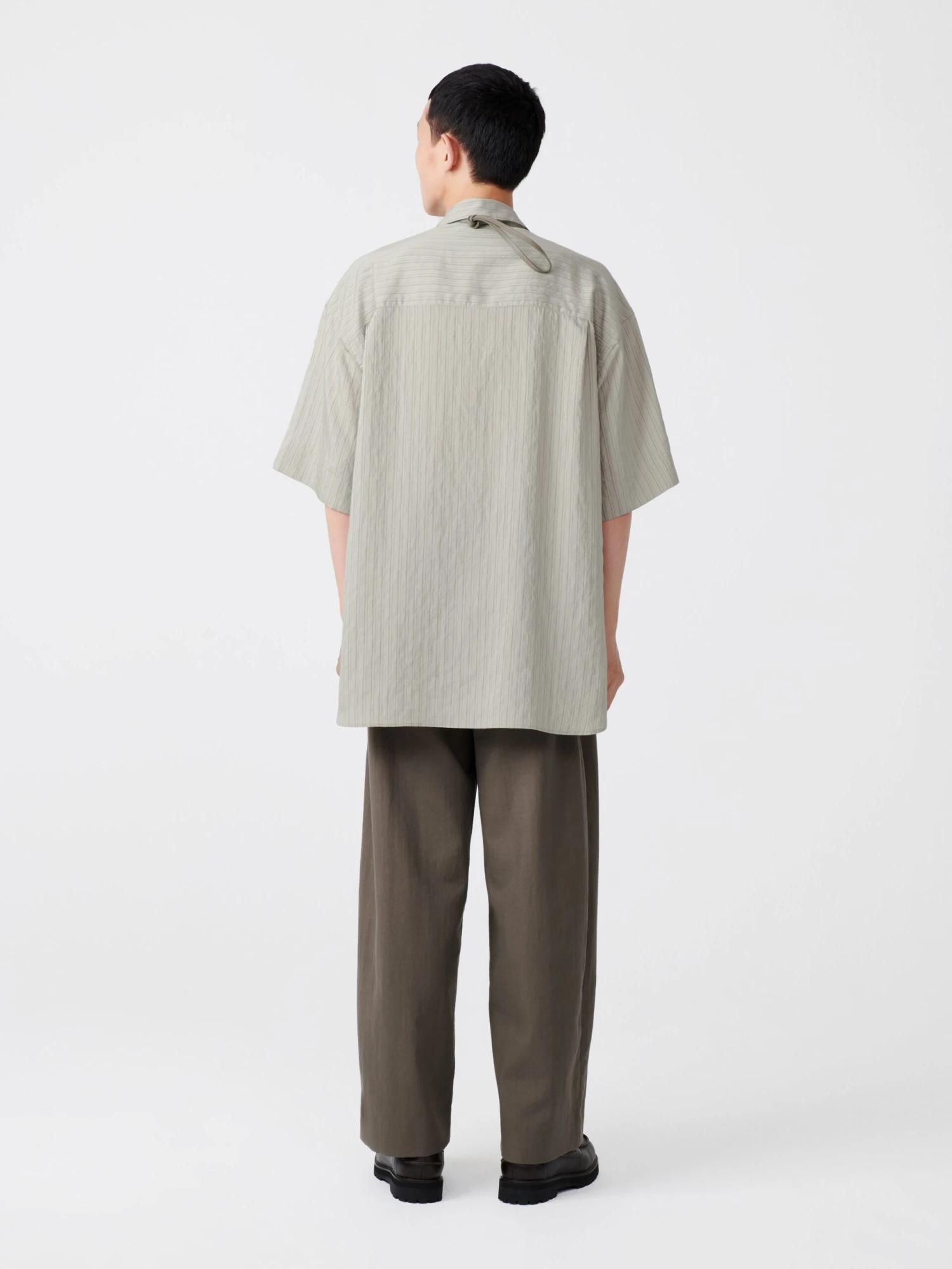 Studio Nicholson Line Pant In Fossil 3 Studio Nicholson Line Pant In Fossil - Image 3