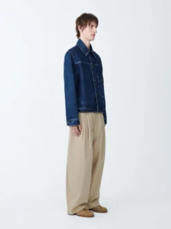 Studio Nicholson Line Pant In Dark Stone -Studio Nicholson LINESNM 1185JapaneseTypwrtrPantsinDarkStone3 scaled