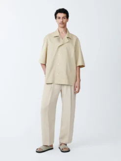 Studio Nicholson Loca Shirt In Dark Stone 8 Studio Nicholson Loca Shirt In Dark Stone -Studio Nicholson LOCASNM 1189OrganicCottonShirtsinDarkStone scaled