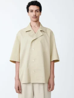 Studio Nicholson Loca Shirt In Dark Stone