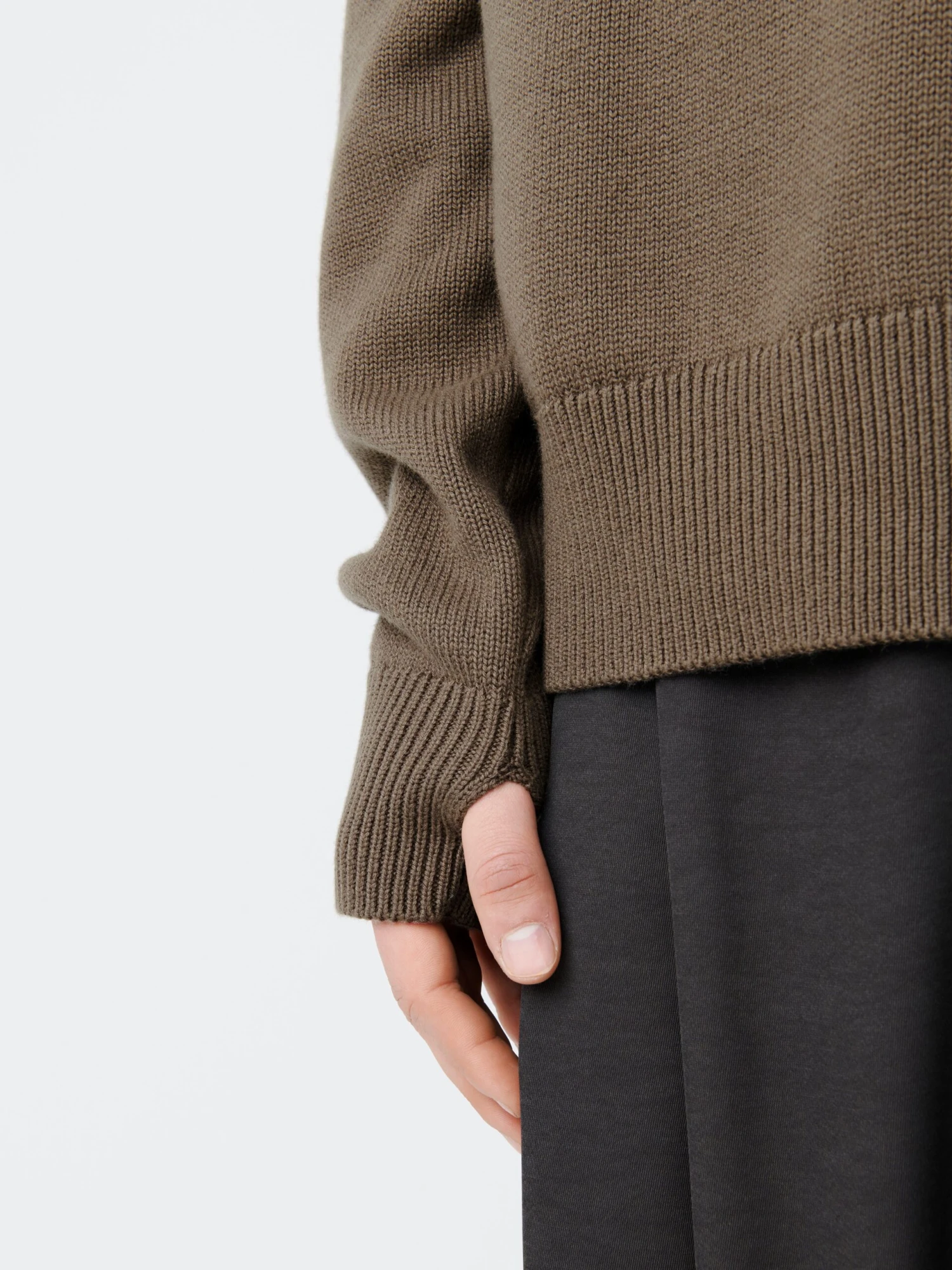 Studio Nicholson Lye Knit In Rock 5 Studio Nicholson Lye Knit In Rock - Image 5