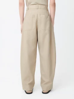 Studio Nicholson Levy Pant In Plaster -Studio Nicholson LevySNM 1155DryCottonPantsPlaster1 scaled