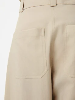 Studio Nicholson Levy Pant In Plaster -Studio Nicholson LevySNM 1155DryCottonPantsPlaster2 scaled