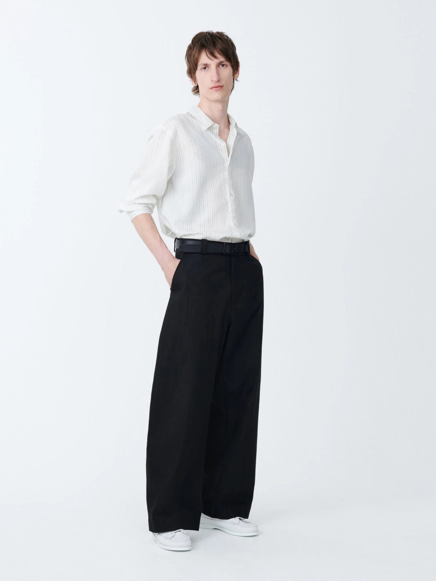 Studio Nicholson Levy Sporty Cotton Pant In Black 3 Studio Nicholson Levy Sporty Cotton Pant In Black - Image 3