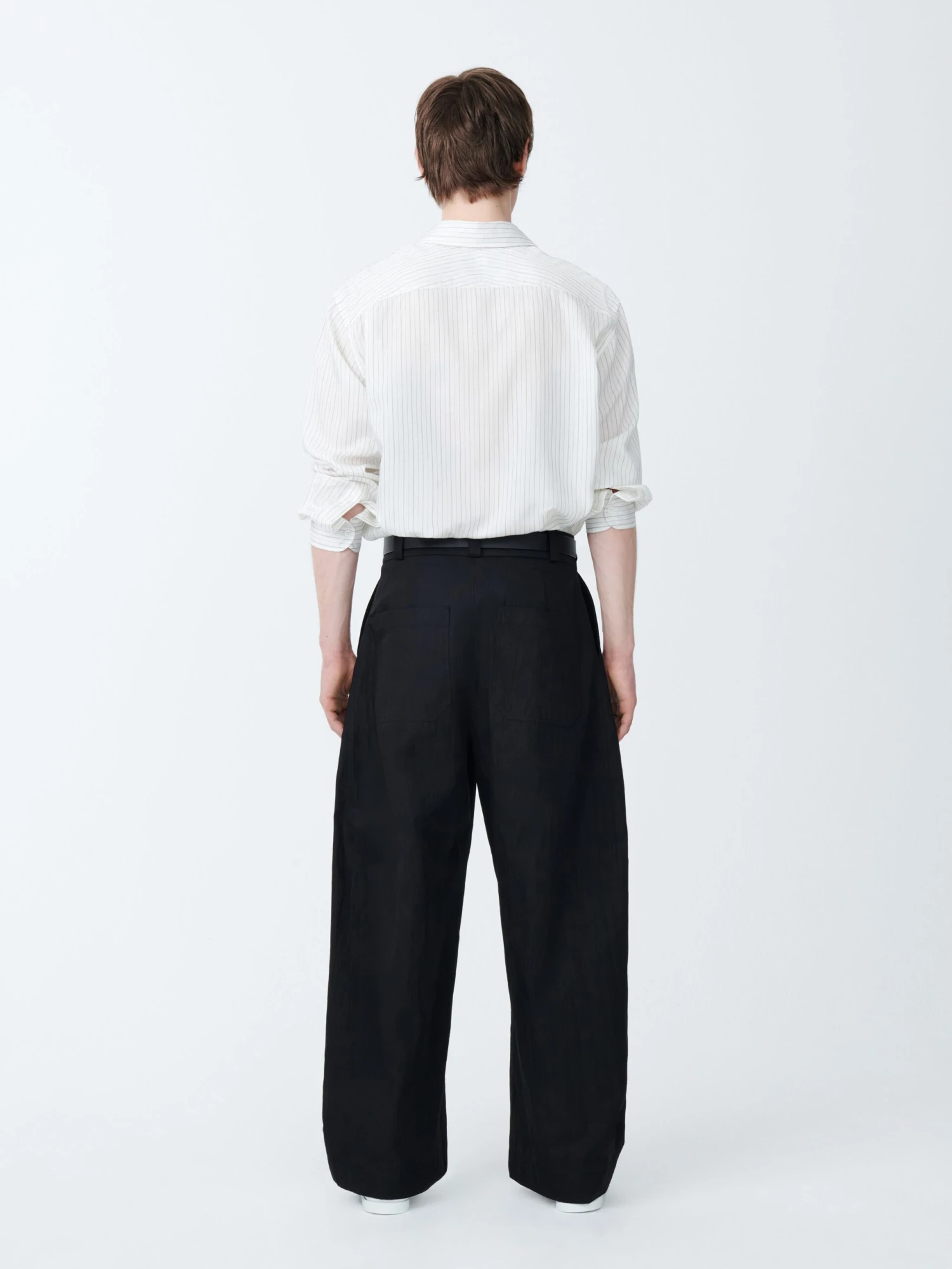 Studio Nicholson Levy Sporty Cotton Pant In Black 4 Studio Nicholson Levy Sporty Cotton Pant In Black - Image 4