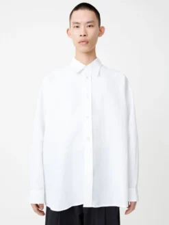 Studio Nicholson Loche Shirt In Optic White