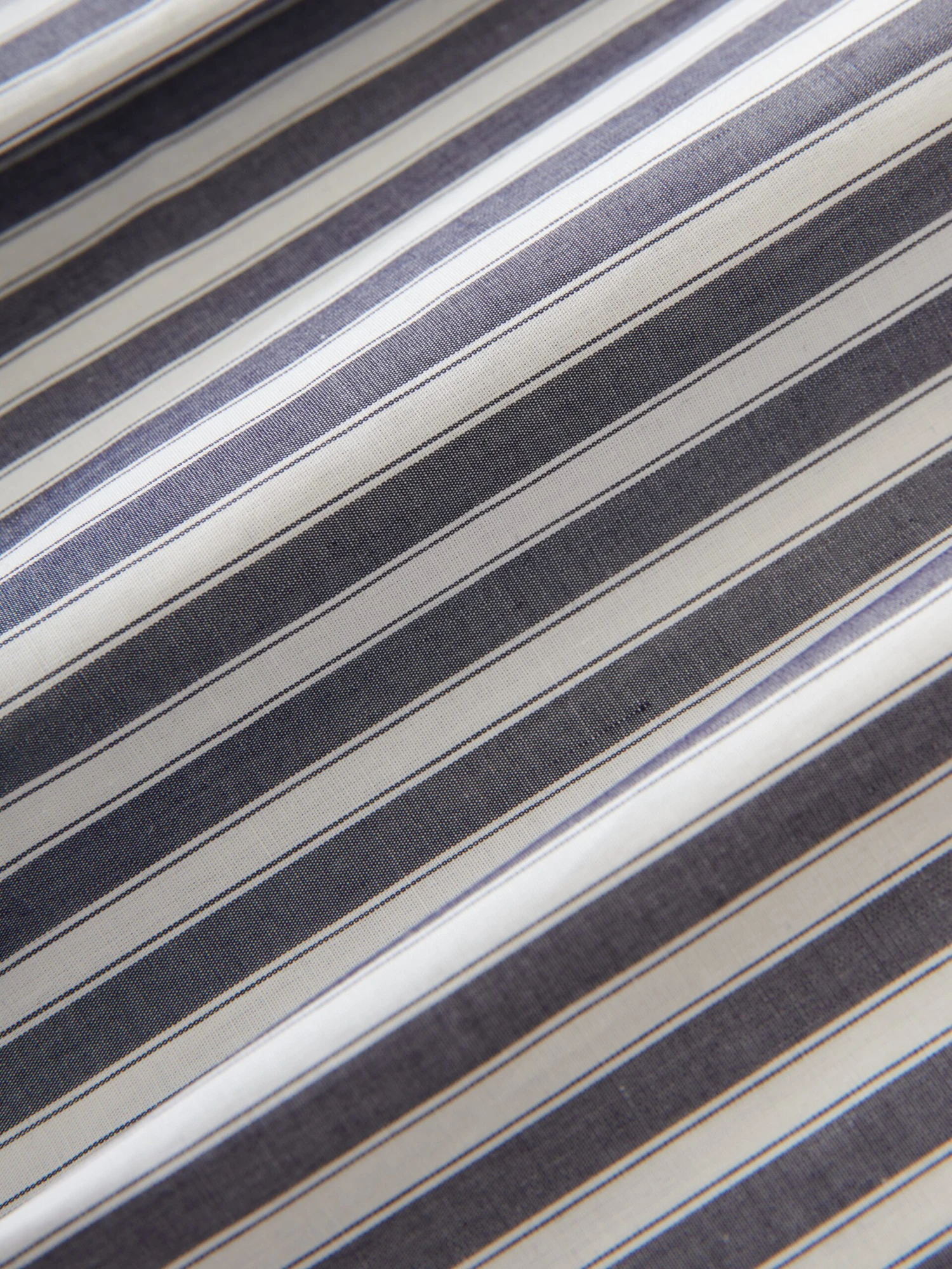 Studio Nicholson Malawi Shirt In Stripe Navy 6 Studio Nicholson Malawi Shirt In Stripe Navy - Image 6