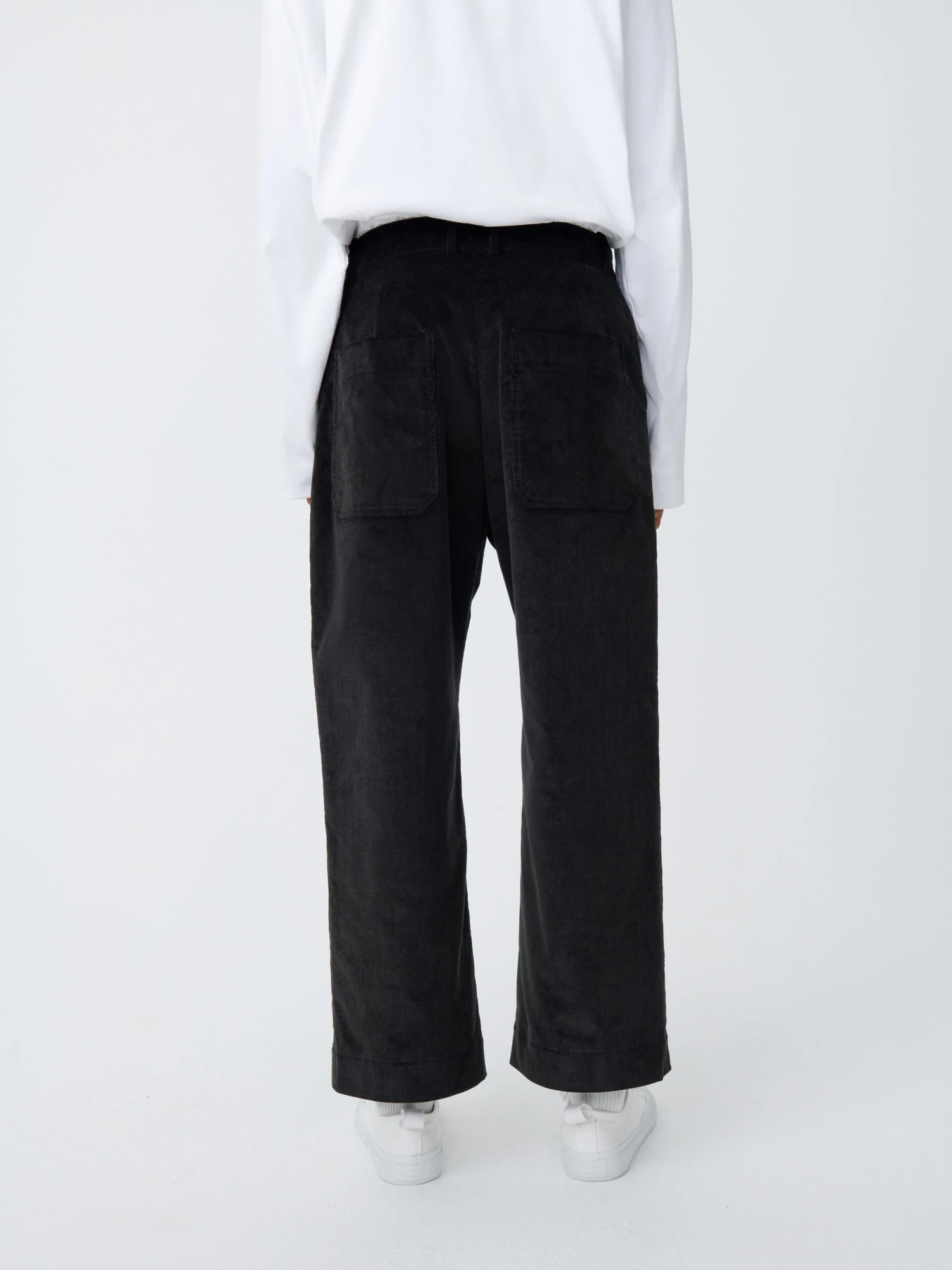 Studio Nicholson Mappe Corduroy Pant In Black 5 Studio Nicholson Mappe Corduroy Pant In Black - Image 5