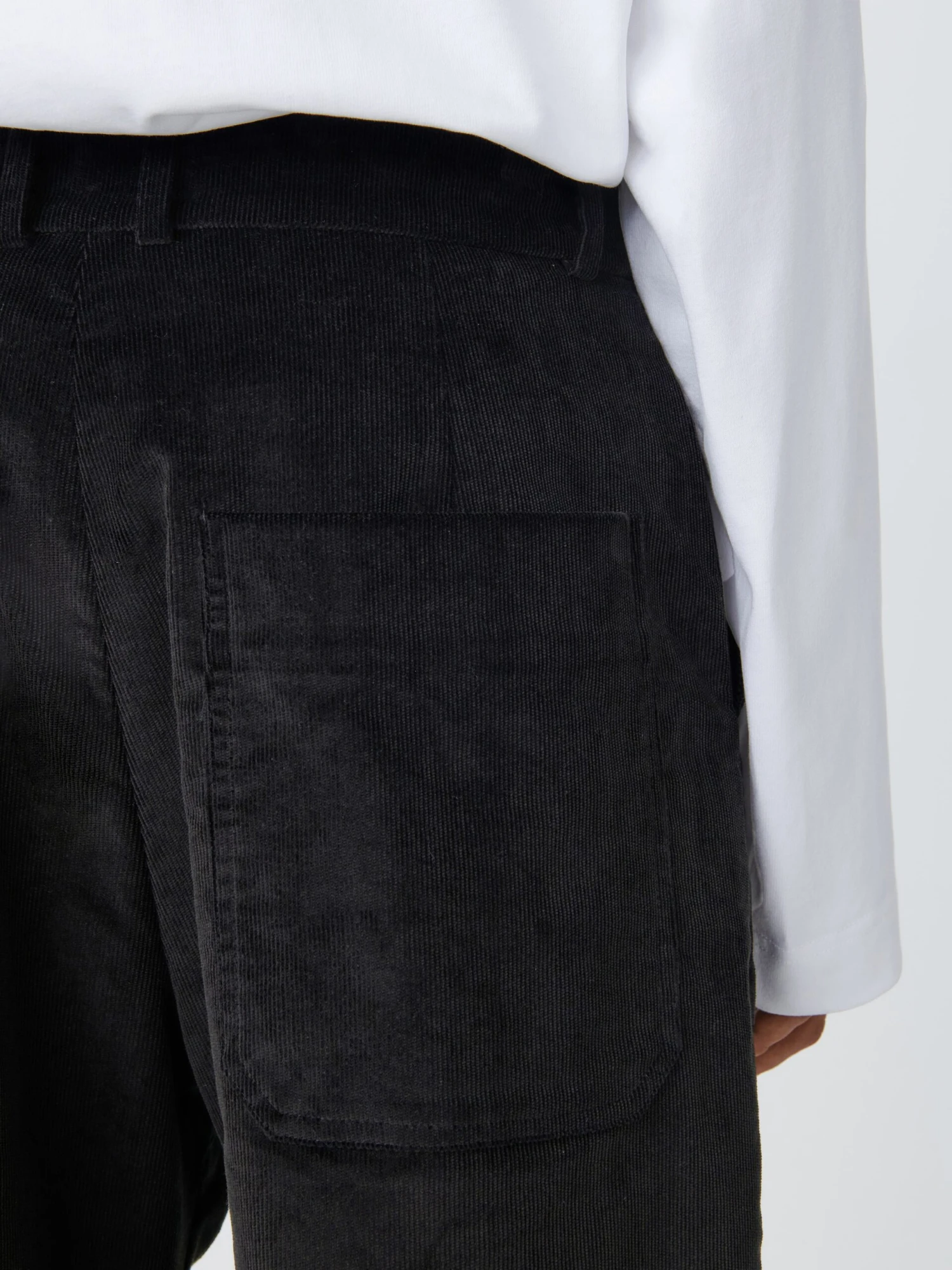Studio Nicholson Mappe Corduroy Pant In Black 6 Studio Nicholson Mappe Corduroy Pant In Black - Image 6
