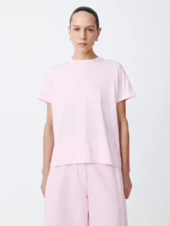 Studio Nicholson Marine T-Shirt In Miami Pink