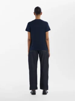 Studio Nicholson Marine T-Shirt In Darkest Navy -Studio Nicholson MARINETEEDARKNAVY2 scaled