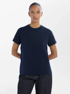 Studio Nicholson Marine T-Shirt In Darkest Navy