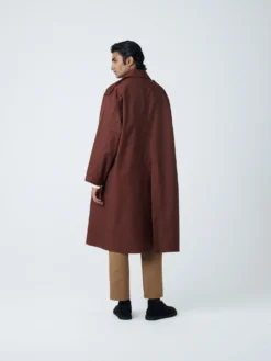 Studio Nicholson Marque Coat In Chestnut 9 Studio Nicholson Marque Coat In Chestnut -Studio Nicholson MARQUECOATCHESTNUT2 scaled
