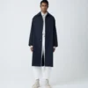 Studio Nicholson Marque Coat In Dark Navy