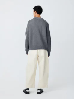 Studio Nicholson Michel Knit In Cadet Grey 11 Studio Nicholson Michel Knit In Cadet Grey -Studio Nicholson MICHELKNITCADETGREY3 scaled