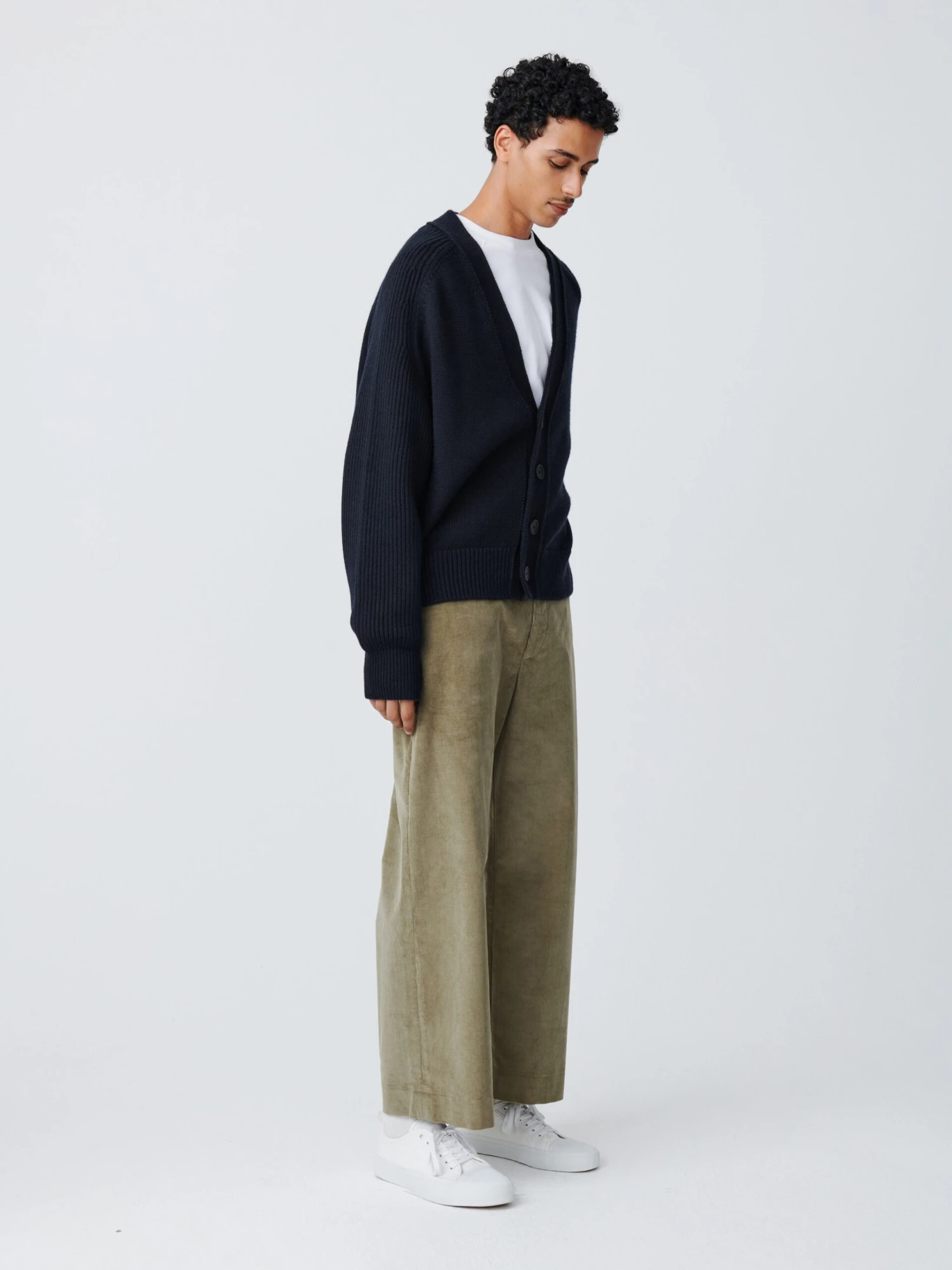 Studio Nicholson Michel Knit In Darkest Navy 3 Studio Nicholson Michel Knit In Darkest Navy - Image 3