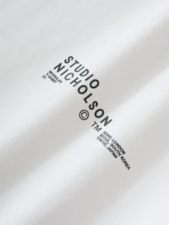 Studio Nicholson Module T-Shirt In White -Studio Nicholson MODULESNM 1167WHITE 272 scaled