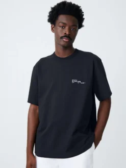 Studio Nicholson Module T-Shirt In Darkest Navy